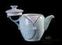 Набор посуды для чайной церемонии из 10 предметов # 23386 фарфор: чайник 230 мл гундаобэй 180 мл сито вазочка 6 пиал по 60 мл