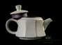 Набор посуды для чайной церемонии из 10 предметов # 23409, керамика: чайный пруд 148 мл, гундаобэй 160 мл, чайник 165 мл, сито, 6 пиал с блюдцем 40 мл.