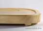 Handmade tea tray # 23610, wood (Cedar)