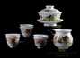 Tea ware set # 769, (porcelain, hand painting)