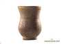 Vessel for mate (kalabas) # 24371, ceramic