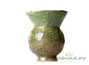 Vessel for mate (kalabas) # 24429, ceramic