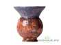 Vessel for mate (kalabas) # 24419, ceramic
