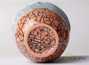 Vessel for mate (kalabas) # 24444, ceramic