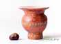 Vessel for mate (kalabas) # 24478, ceramic