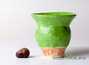 Vessel for mate (kalabas) # 24482, ceramic