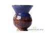 Vessel for mate (kalabas) # 24665, ceramic