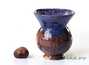 Vessel for mate (kalabas) # 24665, ceramic