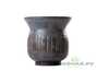 Vessel for mate (kalabas) # 24940, ceramic