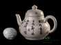 Teapot # 25245, glaze Tsaymuhui. Jingdezhen ceramics, Australian white clay, 135 ml.