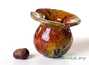 Vessel for mate (kalabas) # 25602, ceramic