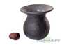 Vessel for mate (kalabas) # 25589, ceramic