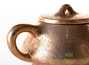 Teapot # 26138, yixing clay, gilding, 132 ml.