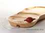 Handmade tea tray # 26201, wood (Cedar)