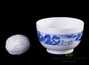 Cup # 26221, Jingdezhen porcelain, hand painting, 70 ml.