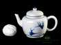 Teapot # 26296, Jingdezhen porcelain, hand painting, 100 ml.