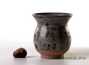Vessel for mate (kalabas) # 26425, ceramic