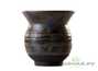 Vessel for mate (kalabas) # 26418, ceramic