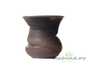 Vessel for mate (kalabas) # 26648, wood firing/ceramic