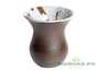 Сосуд для питья мате (калебас)  # 26748, дровяной обжиг/керамика