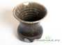 Vessel for mate (kalabas) # 26763, wood firing/ceramic