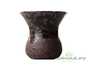 Vessel for mate (kalabas) # 27405, wood firing/ceramic
