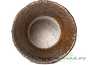 Vessel for mate (kalabas) # 27519, wood firing/ceramic