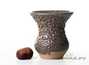 Сосуд для питья мате (калебас) # 27764, дровяной обжиг/керамика
