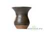 Vessel for mate (kalabas) # 27842, wood firing/ceramic