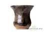 Vessel for mate (kalabas) # 27839, wood firing/ceramic