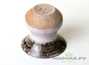 Сосуд для питья мате (калебас) # 27840, дровяной обжиг/керамика