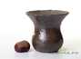 Vessel for mate (kalabas) # 27837, wood firing/ceramic