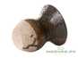 Vessel for mate (kalabas) # 27886, wood firing/ceramic