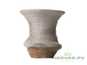 Vessel for mate (kalabas) # 27887, wood firing/ceramic