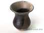 Vessel for mate (kalabas) # 27883, wood firing/ceramic
