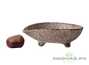Tea presentation vessel # 27855, wood firing/ceramic