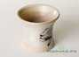 Cup # 28034, wood firing/ceramic/hand painting, 110 ml.