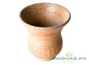 Сосуд для питья мате (калебас) # 28331, дровяной обжиг/керамика