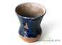 Vessel for mate (kalabas) # 28324, wood firing/ceramic