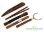 Set of accessories for a tea ceremony # 2839, wood/metal
