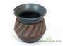 Kintsugi Vessel for mate (kalabas) # 28399, ceramic, 60 ml.
