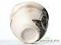 Gundaobey (pitcher) # 28522, wood firing/hand painting/porcelain, 165 ml.