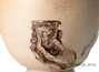 Gundaobey (pitcher) # 28521, wood firing/hand painting/porcelain, 185 ml.