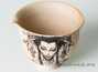 Gundaobey (pitcher) # 28524, wood firing/hand painting/porcelain, 140 ml.