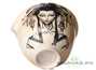 Gundaobey (pitcher) # 28524, wood firing/hand painting/porcelain, 140 ml.