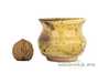 Vessel for mate (kalabas) # 29060, wood firing, ceramic