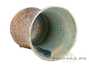 Vessel for mate (kalabas) # 29038, ceramic, wood firing