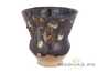 Vessel for mate (kalabas) # 29042, ceramic, wood firing