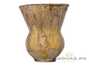 Vessel for mate (kalabas) # 29027, ceramic, wood firing