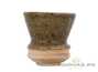 Сосуд для питья мате (калебас) # 29130, дровяной обжиг, керамика, 30 мл.